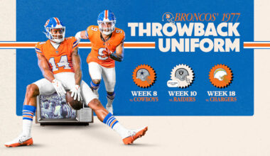 Broncos to wear 1977 throwback uniforms vs. Cowboys, two additional times in 2025