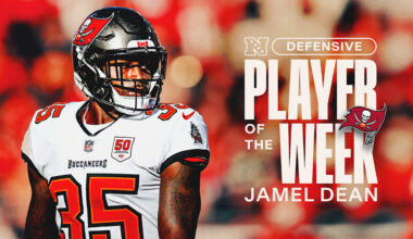 Buccaneers CB Jamel Dean Wins NFC Defensive Player of the Week