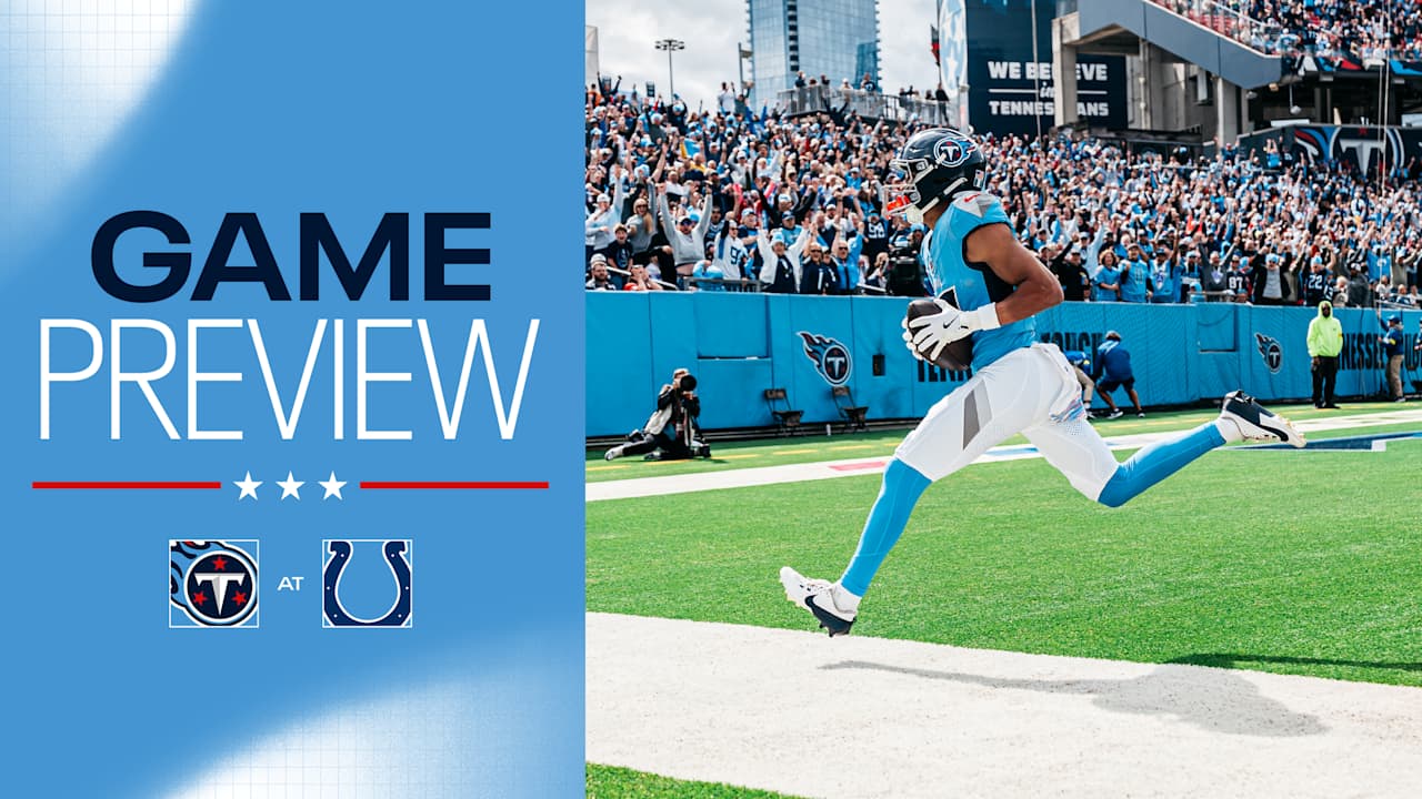 Titans Visit Indianapolis In Late Sunday Afternoon Kickoff