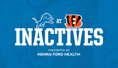 Detroit Lions vs. Cincinnati Bengals