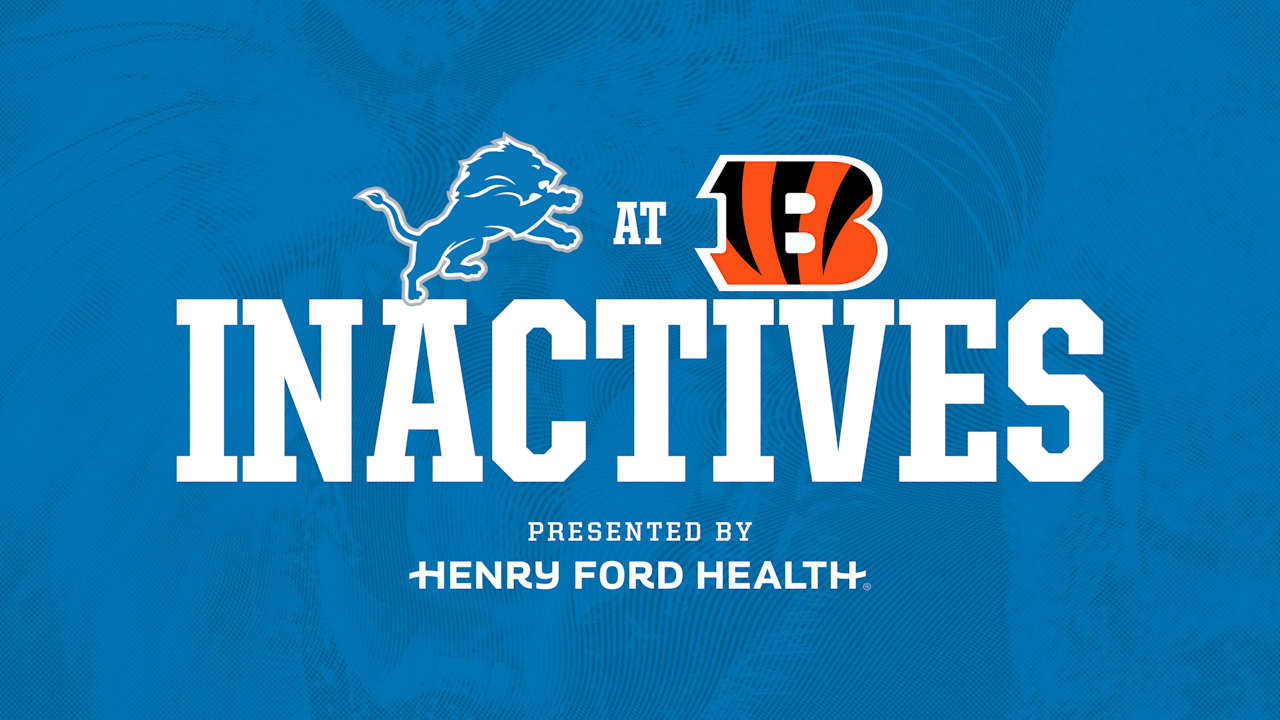 Detroit Lions vs. Cincinnati Bengals