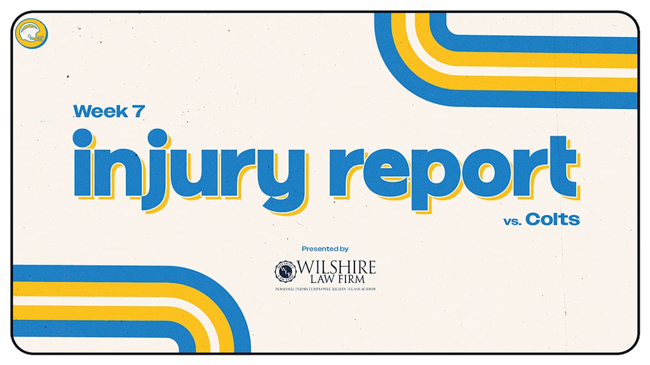 Los Angeles Chargers Indianapolis Colts Injury Report Week 7 2025