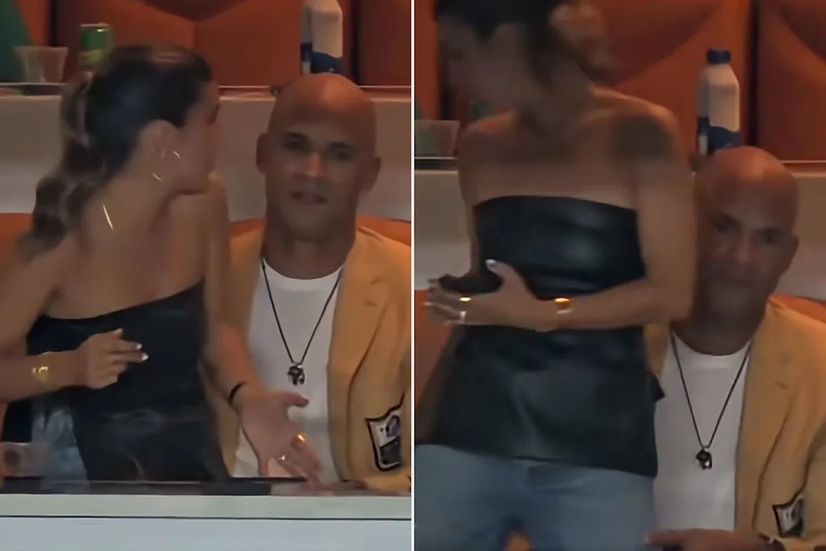 Former NFL Star Jason Taylor Caught with Wife in Awkward Moment During “Monday Night Football” Broadcast