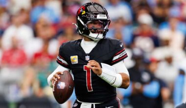 Cardinals QB Kyler Murray (foot) questionable for second week in a row