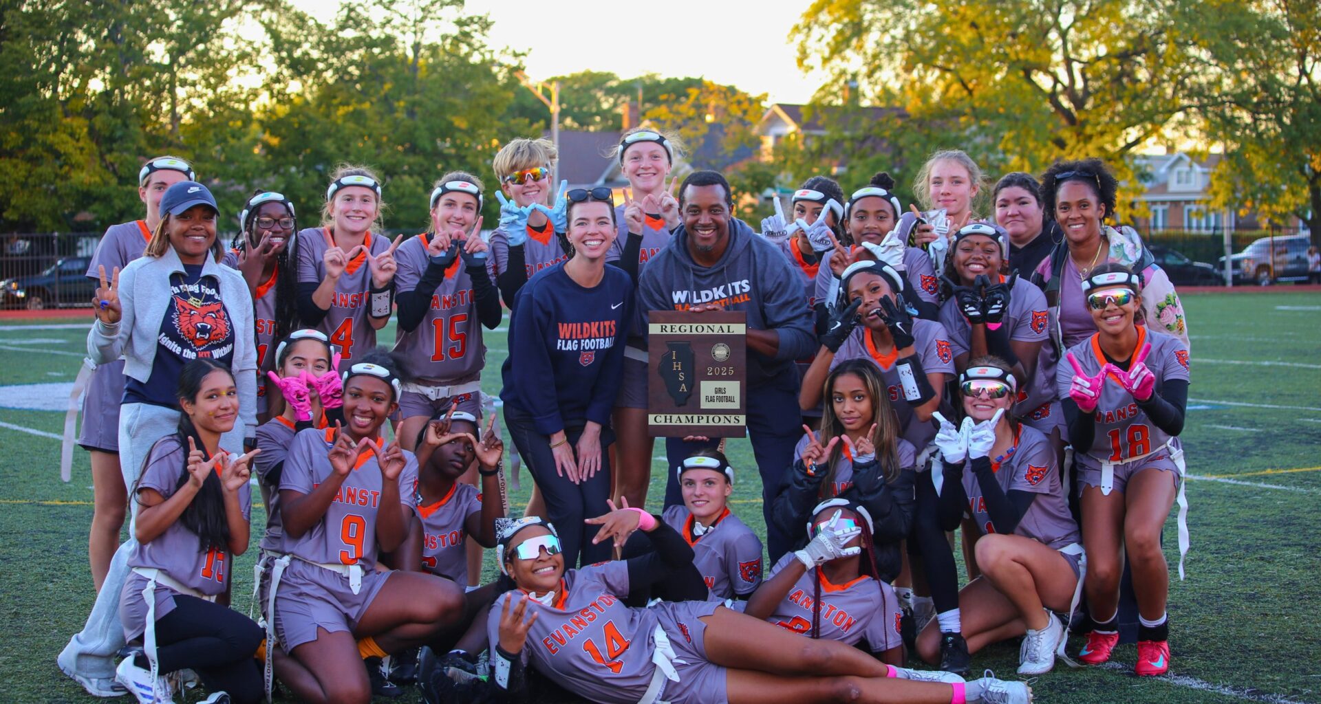 ETHS flag football: Kits advance, earn rematch with Maine South
