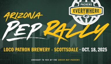 Packers Everywhere set to host free pep rally in Arizona