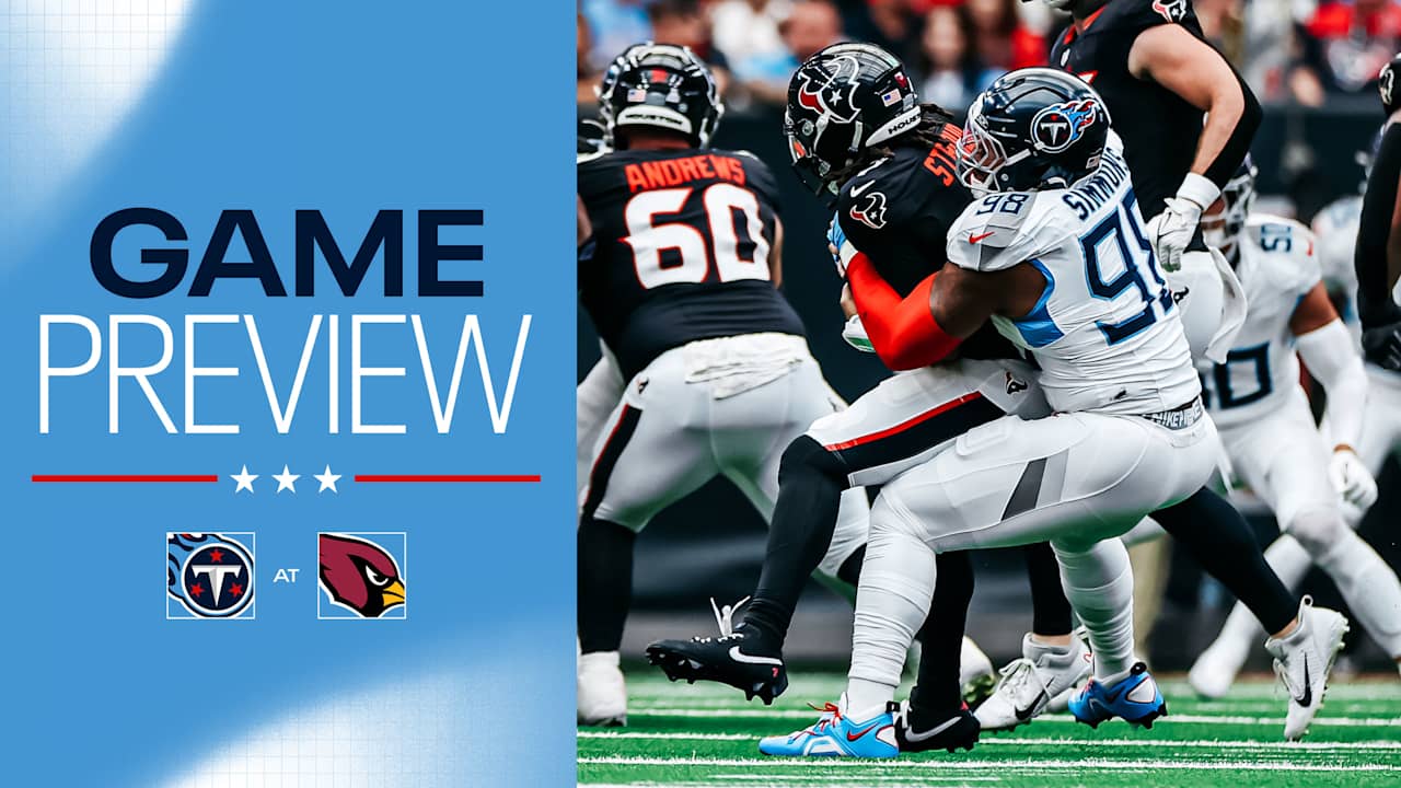 Titans Visit Cardinals In Late Sunday Afternoon Kickoff