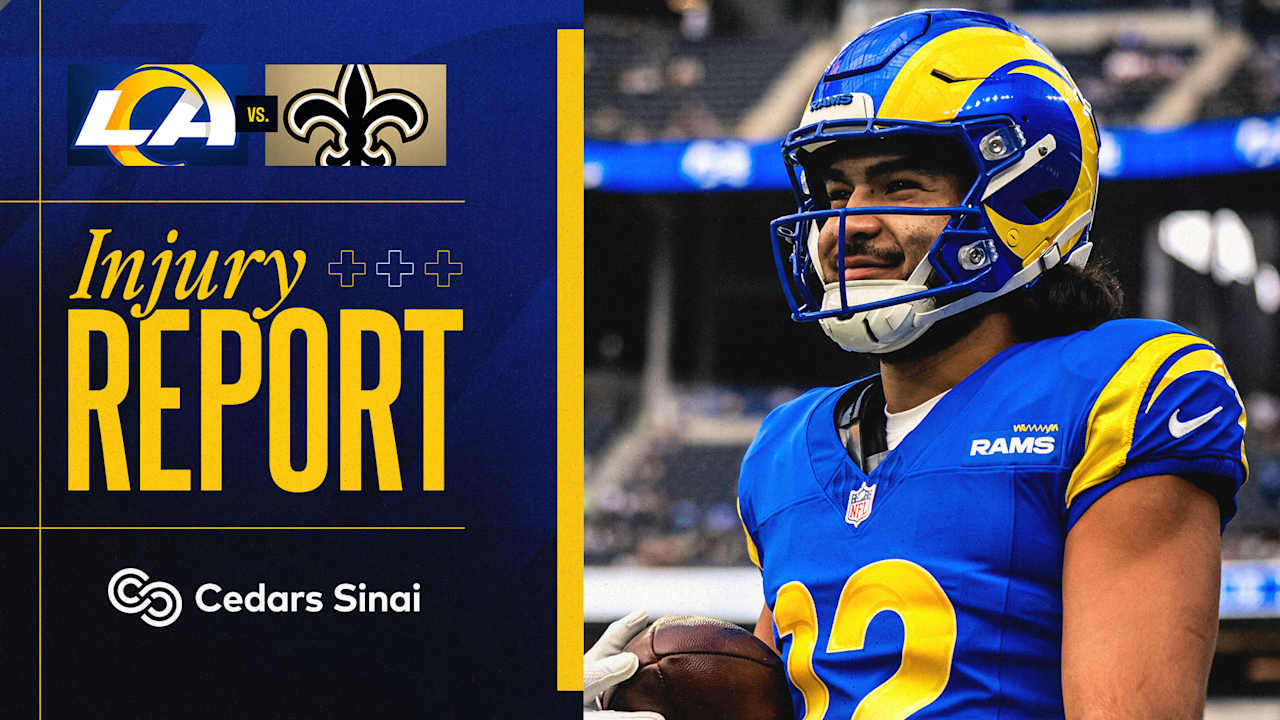 Wide receiver Puka Nacua and offensive lineman Rob Havenstein good to go; cornerback Darious Williams doubtful