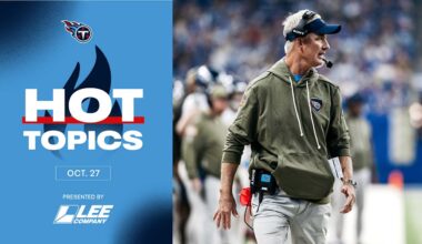 Hot Topics From Titans HC Mike McCoy's Monday Presser