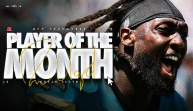 LB Devin Lloyd Earns AFC Defensive Player of the Month