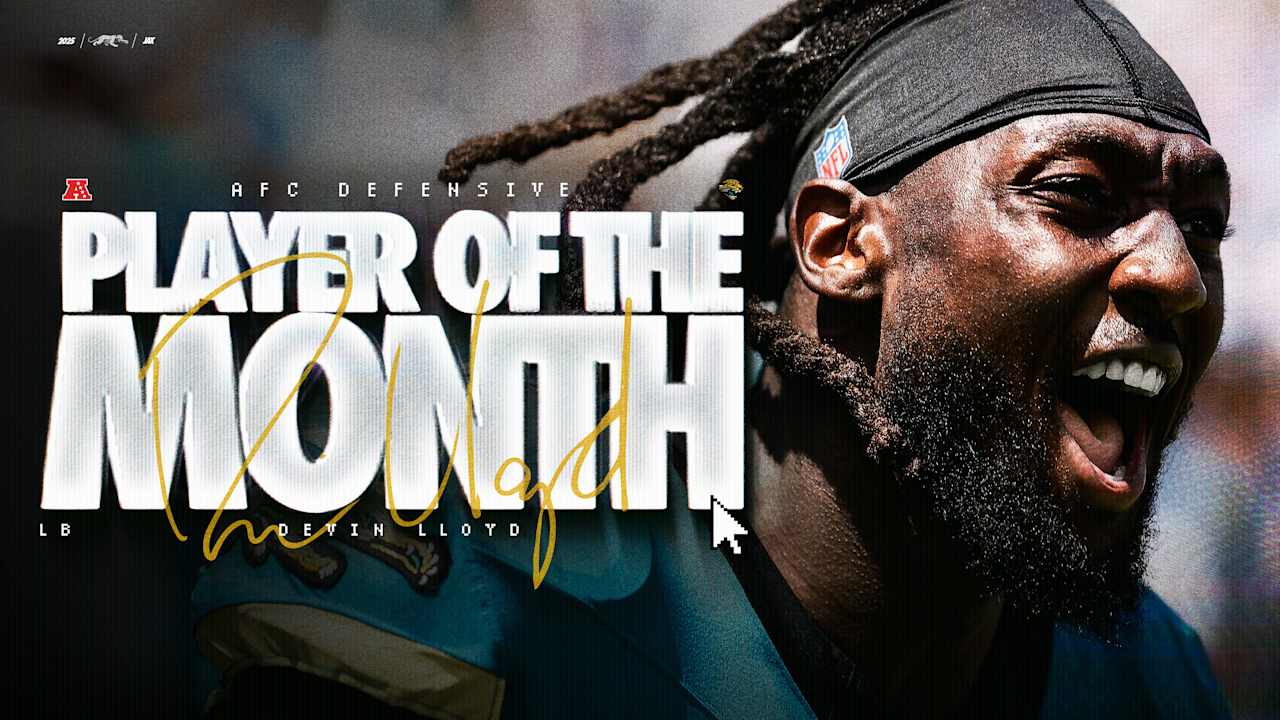 LB Devin Lloyd Earns AFC Defensive Player of the Month