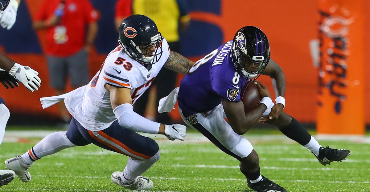 NFL Week 8 Odds: Ravens are favored by 5.5 points over Bears