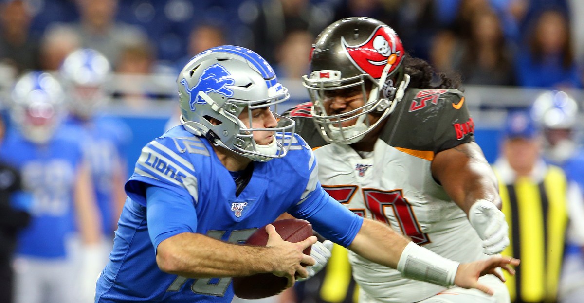 Which Buccaneers player is the biggest threat to a Lions victory?