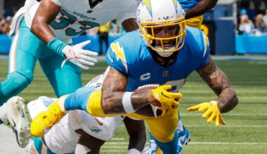 Los Angeles Chargers open up as betting favorites ahead of Week 6 vs. Miami Dolphins