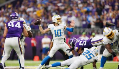 Los Angeles Chargers vs. Minnesota Vikings ‘TNF’ kicks off Week 8
