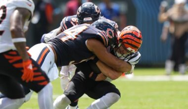 NFL Week 9 Odds: Bears favored by 2.5 over Bengals