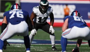 Eagles activate Nakobe Dean and temporarily elevate practice squad defensive tackle