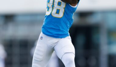 Chargers sign 2 to practice squad, release C Josh Kaltenberger