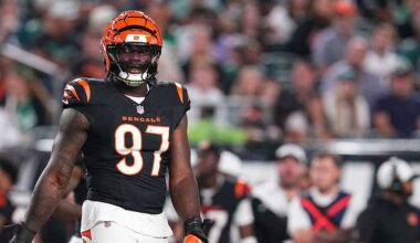 Bengals’ rookie Stewart ruled out for Sunday’s game against Lions, Fant to play