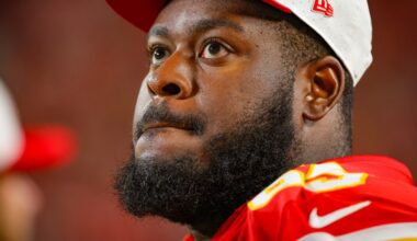 Chiefs-Commanders Inactives: Trey Smith will not play
