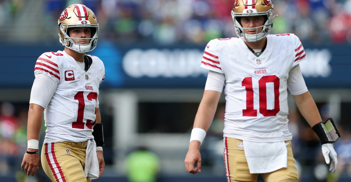 49ers news: Brock Purdy and Mac Jones practice; Brock ‘more limited’ QB
