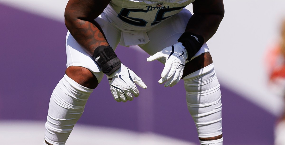 Titans OT JC Latham could face trial by fire in return to lineup