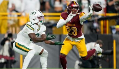 Week 5 Stats Update – Commanders on Leader Boards