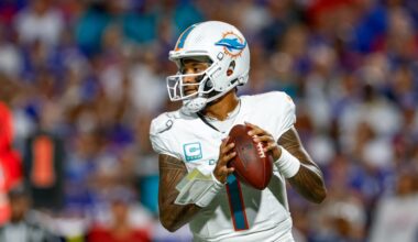 Chargers vs. Dolphins injury report rules out six for Sunday, Tua Tagovailoa status updated
