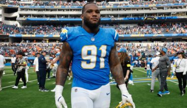 Chargers-Dolphins Wednesday Injury Report: DT Da’Shawn Hand, EDGE Bud Dupree DNP