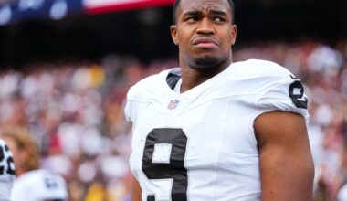 Raiders third-year players: Tyree Wilson play time dips in Week 5