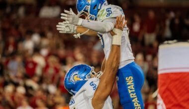 Spartans explode early but wane in stinging loss to Cowboys