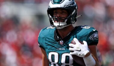 Eagles Injury Report: Dallas Goedert misses practice