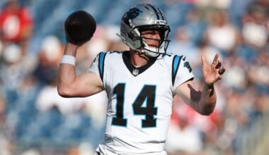 Carolina Panthers QB Andy Dalton to start vs. Buffalo Bills in Week 8