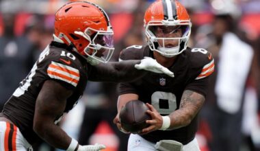 Ranking all 32 NFL teams by rookie snaps played in 2025