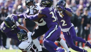 Ravens Snap Count Analysis, Week 5: Defense labors again in blowout loss