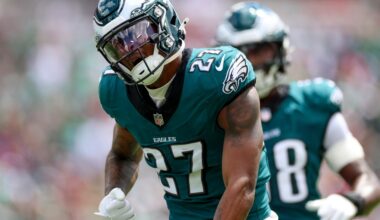 Eagles Injury Report: Quinyon Mitchell upgraded to full participation