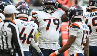 Broncos announce several roster moves including placing OL Matt Peart on the IR