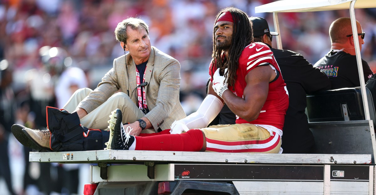 49ers star linebacker Fred Warner suffers season-ending ankle fracture