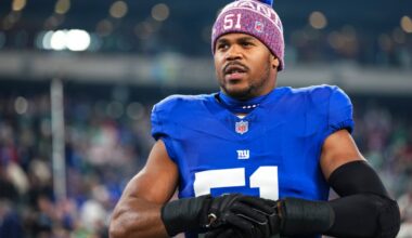 Abdul Carter injury: Giants rookie questionable with hamstring issue