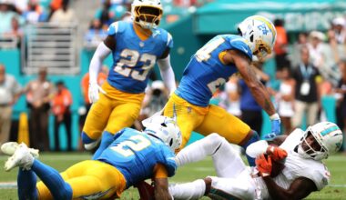 Best and worst PFF grades from Chargers-Dolphins: Secondary stands out in narrow victory