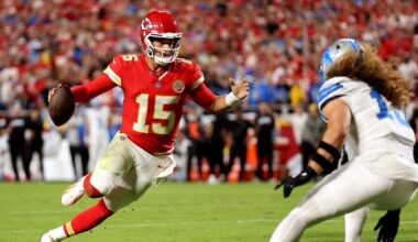 Patrick Mahomes’ scrambling more than ever in 2025