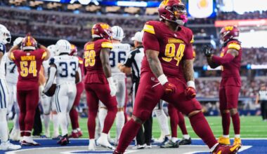 Stats and Snaps - 2025 Week 7, Commanders @ Dallas Cowboys