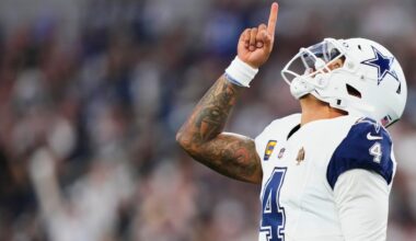 Dallas Cowboys vs Washington Commanders stats: Dak Prescott in rare territory