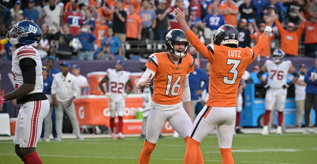 Denver Broncos kicker Wil Lutz named AFC Special Teams Player of the Month