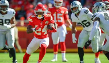 The Chiefs’ Andy Reid praises rookie Brashard Smith for his versatility
