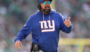 New York Giants NFL draft order 2026; Week 9 power rankings