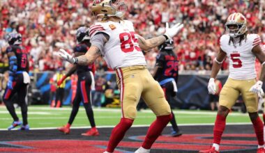 49ers news: George Kittle leads this week’s 3 stars on National Tight Ends Day