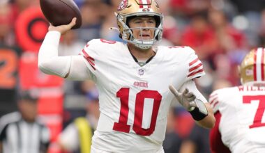 Mac Jones will start at QB for 49ers vs. Giants; Brock Purdy questionable