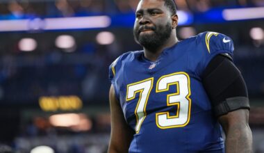 Chargers-Titans Final Injury Report: Mekhi Becton questionable for Week 9