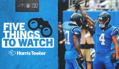 5 things to watch as Panthers return starters and head to New York to face the Jets